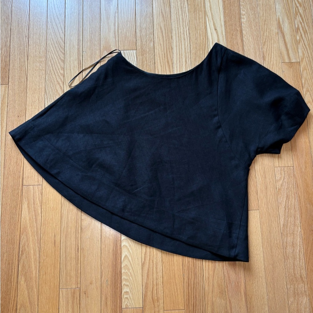 Banana Republic Odile linen one shoulder top, Size small, like new - Picture 3 of 10
